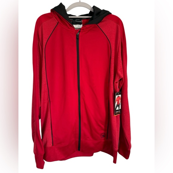 Men's Red Performance Jacket - Picture 1 of 5